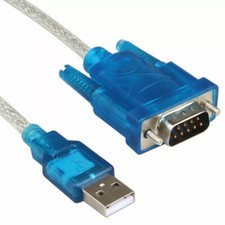 USB to RS232 Serial DB9 9 Pin COM Port Adapter Cable for Windows 7 10