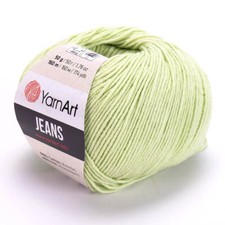 1 x 50 YarnArt Jeans 55% Cotton – 45% PA Mix Knitting Wool/Yarn, 64 Colours
