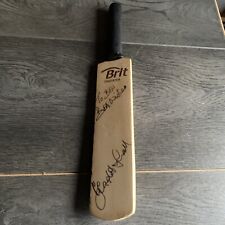 Gladstone Small England Mini Cricket Bat Hand Signed Autographed Bat + 2 Others