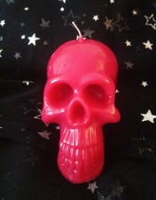 Hoodoo, Voodoo, Spell, Magick,Red Skull candles,Witchcraft,Occult,Pagan