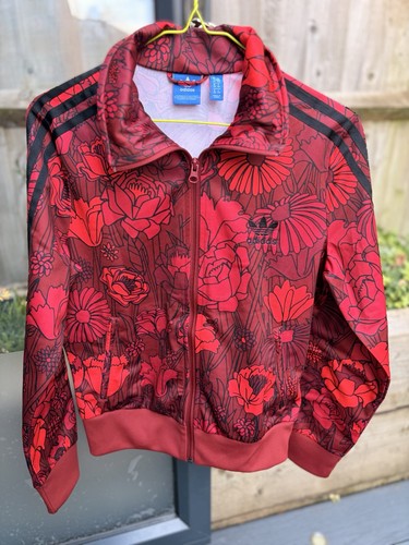 Adidas firebird red - adidas, floral