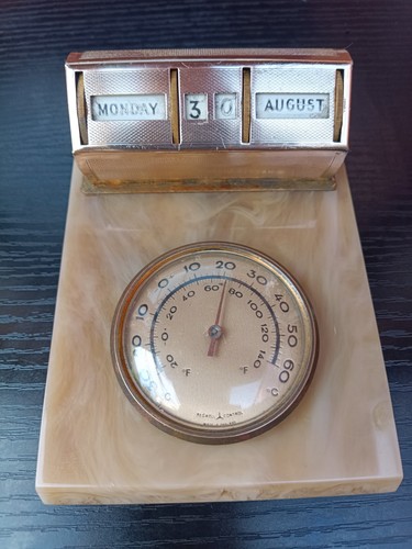Art deco perpetual desk - art,