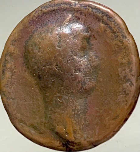 Ancient roman coin 117 138ad - roman,