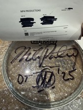 Mike Portnoy SIGNED Used 6"
