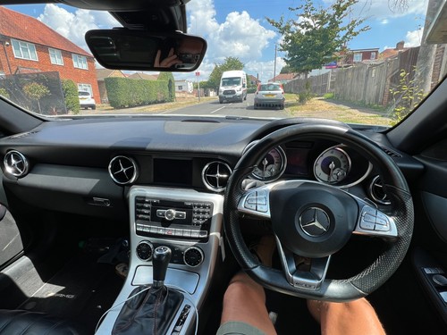 White mercedes benz slk class - white, slk-class