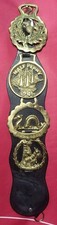 Four Vintage Horse Brass on