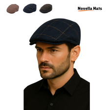British Tweed Flat Cap for Men