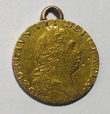 George the Third Gold Guinea 1797, with a loop mount