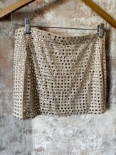 ZARA HIGH WAIST MINI SKIRT