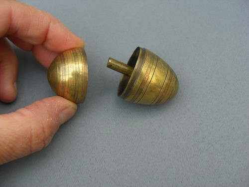Antique brass egg shaped - ,