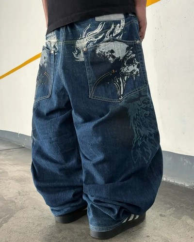 Men blue washed oversized - men’s,