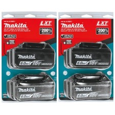 4 Pack 6.0 Ah 18V For Makita