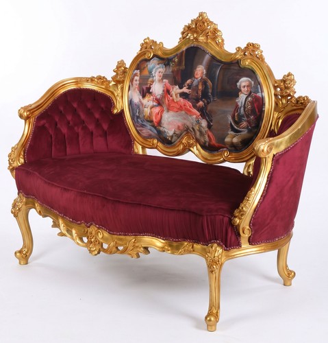 Vintage french sofa chateau - sofa,