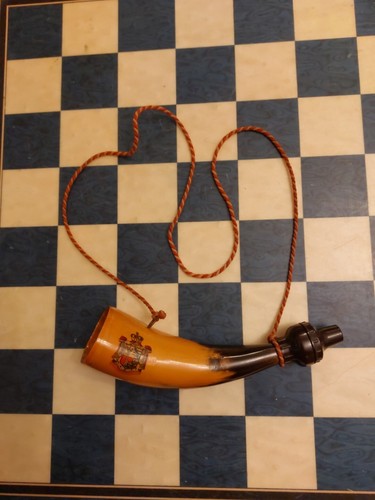 Gun powder horn - with, bakelite