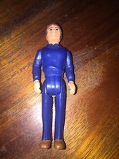 FISHER PRICE CONSTRUX 1985 FATHER FIGURE IN DARK BLUE * RARE