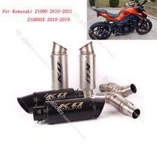 For Kawasaki Z1000 2010-2021 Z1000SX Exhaust  Middle Pipe Slip On 51mm Muffler