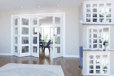 Internal bifold doors white - internal,