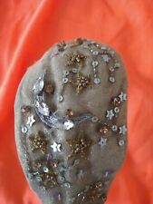 NamJosh celestial sparkly turban constellation gold silver star galaxy Milky Way