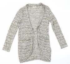 Matalan Womens Green V-Neck Polyester Blend Cardigan Size 8