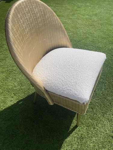 Gold painted tub chair - gold, wipe