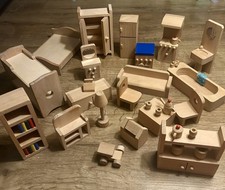 Wooden Dolls House Furniture