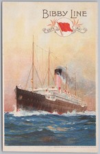 BIBBY Shipping Line Postcard