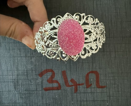 Pink glitter and silver - pink,