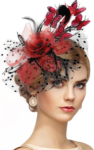 Large butterfly fascinators - large,
