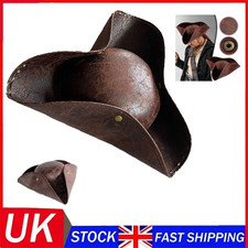 Halloween Pirate Hat Vintage Captain Tricorn Hat Masquerade Party Cosplay