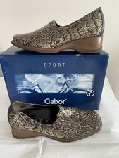 NEW - Gabor Sport Snake Print wedge shoes Size 6.5