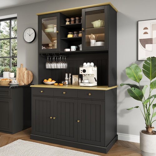 Tall kitchen cabinet - kitchen,