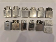 10 X Vintage Zippo Inserts Bundle