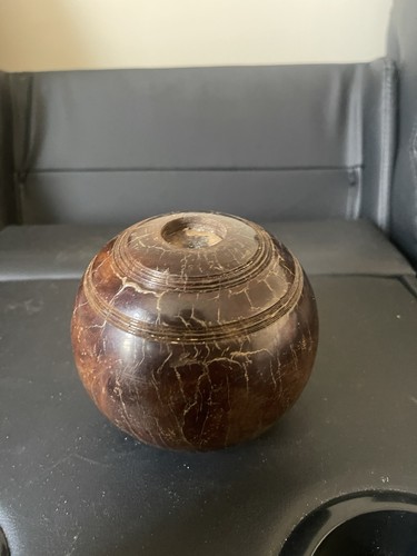 Antique vintage bowling bowl