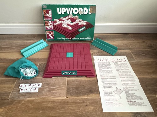 Upwords boardgame word - boardgame, 3d