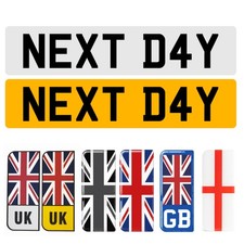 Number Plates 2D / 3D / 4D