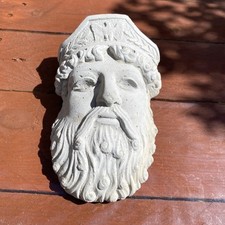 Zeus Greek God Face Sculpture