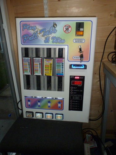 Pull tab ticket vending - ticket,