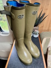 Le Chameau Womens Vierzonord Neoprene Lined Wellies UK 6 EU 39