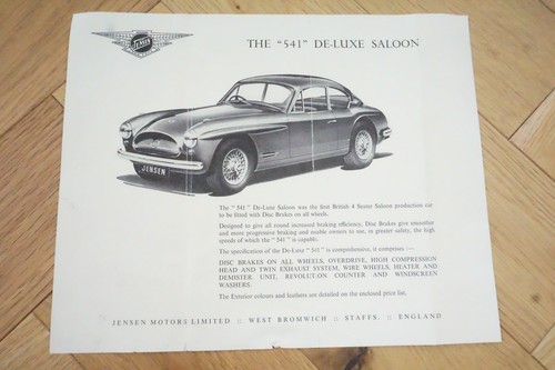 Jensen 541 luxe - jensen, saloon