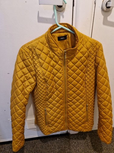 Mustard quilted jacket - m&co,