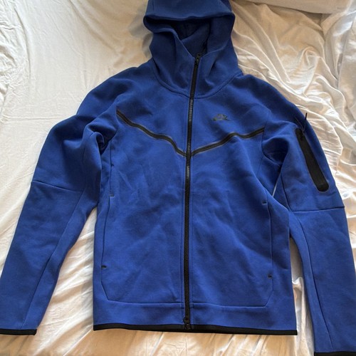 Nike men blue zip - nike, tech