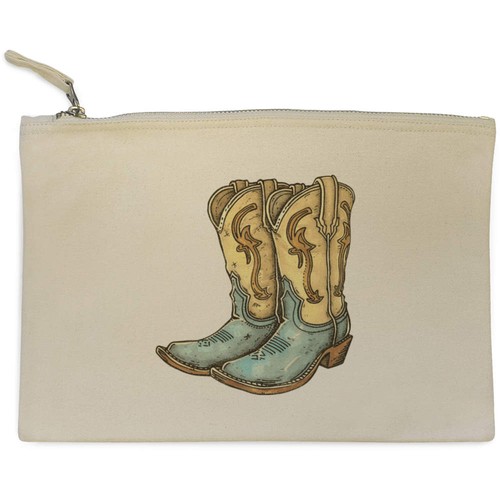 Cowboy boots canvas zip - boots',