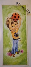 Cute 1970's Lithograph Young