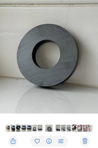 Large strong ferrite - ferrite, ring