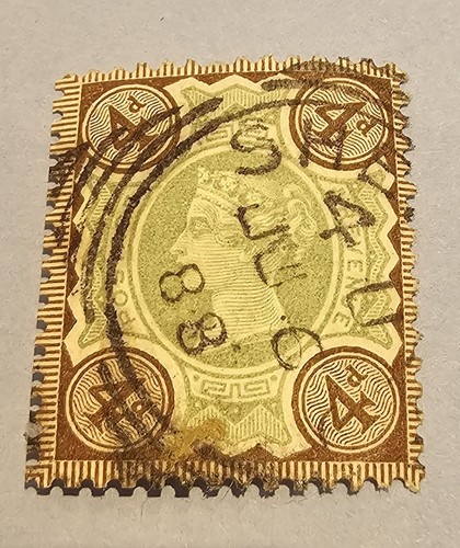1887 1892 jubilee 4d - jubilee,