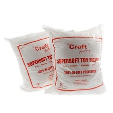 Craft Factory 200g Super Soft Toy Kit Filling Stuffing Teddy Bear Cushion Filler