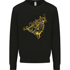 Steampunk Racing Car Mens Sweatshirt Jumper