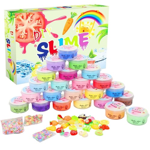 Slime24 set fluffy butter clay - butter,