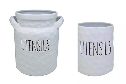 Utensils pot white dimples - pot,