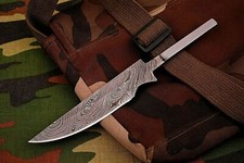 Handmade Damascus Damascus Blade, Hand Forged Damascus Blank Blade 839EA